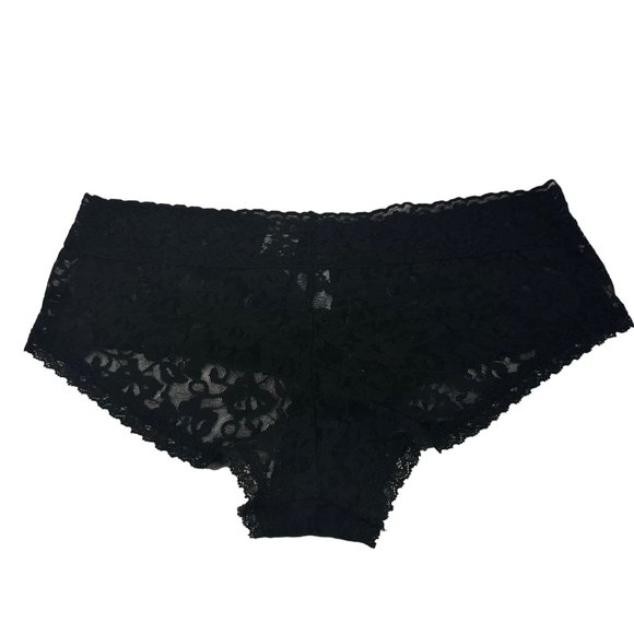 George Women's Size 7 Large Panty Lace Hip Hugger Black New With Tags - Picture 2 of 9